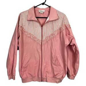 rafael vintage women's L jacket applique bedazzle 70's 80's